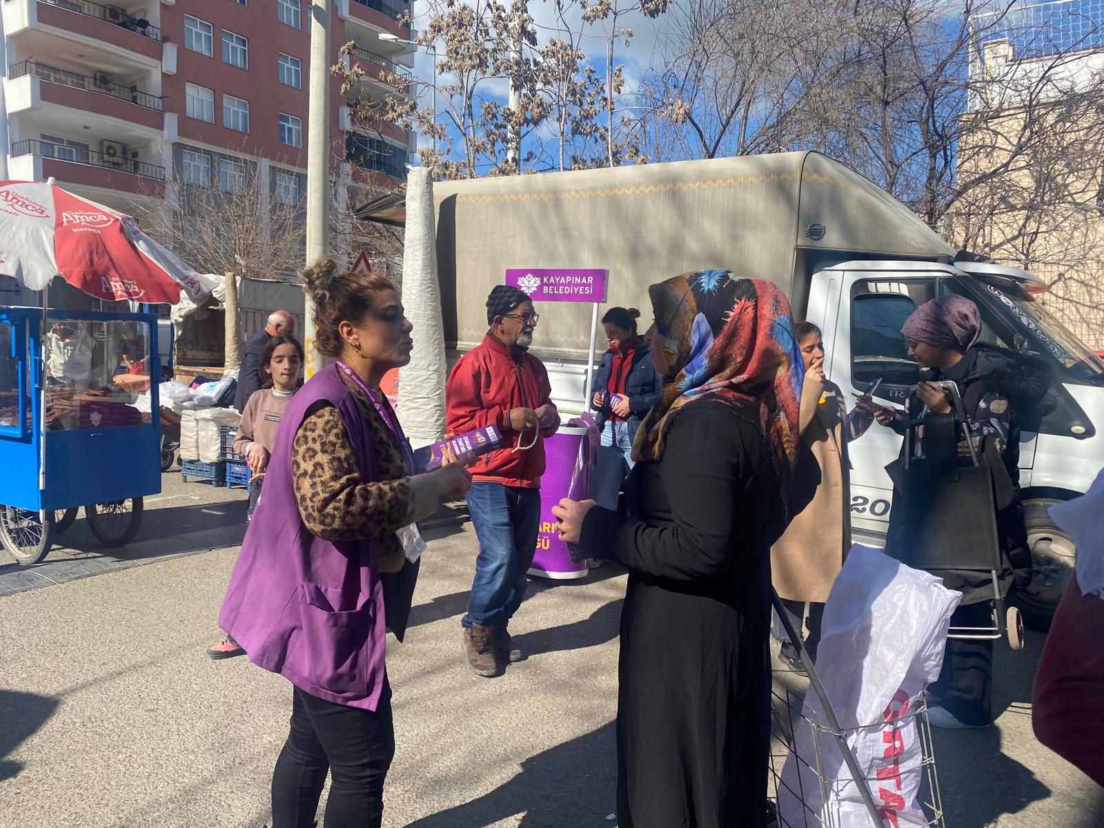 Kayapınar’da 8 Mart Çalışmaları