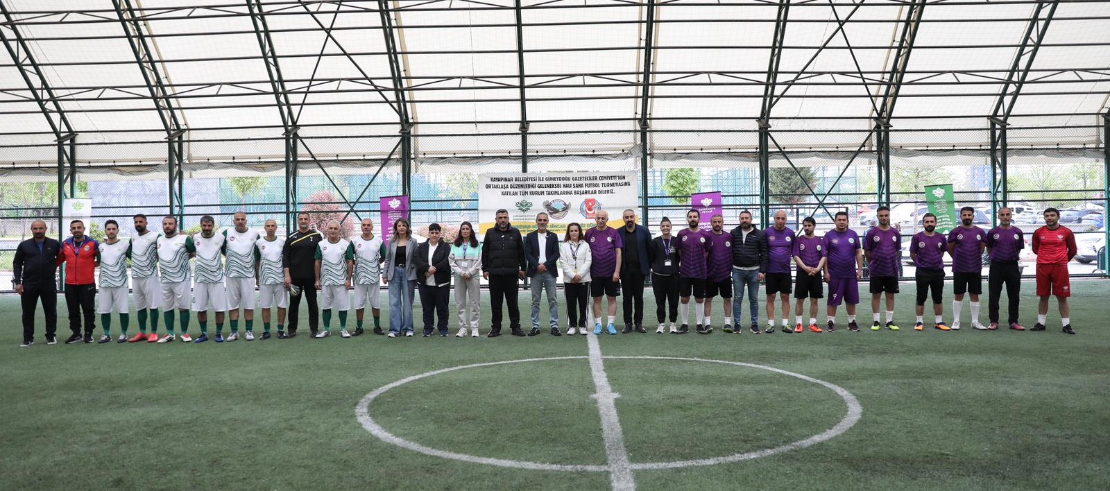 Kayapınar Belediyesi-GGC futbol turnuvası başladı 